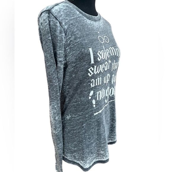 Harry Potter Long Sleeve graphic tee shirt , Gray size M - Picture 4 of 5